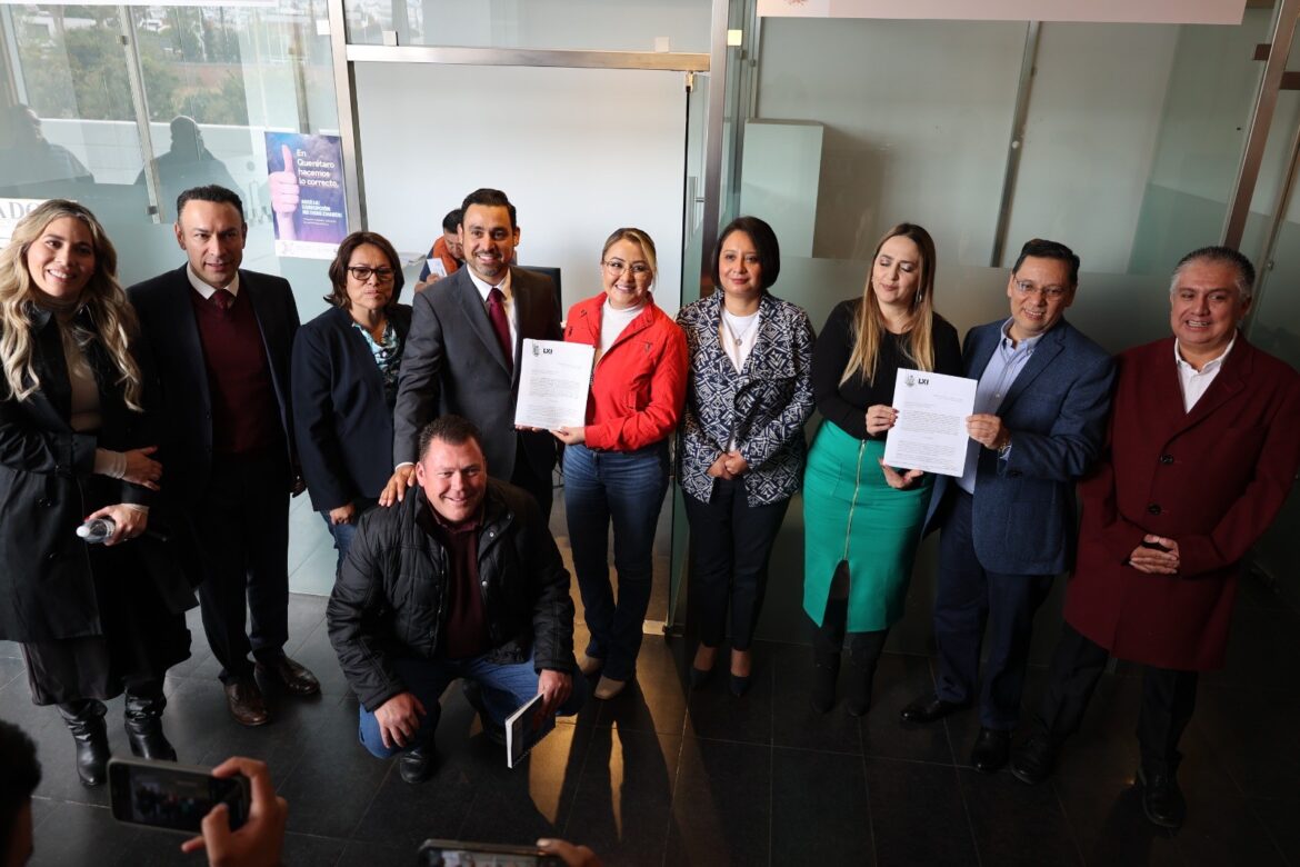 Diputados de la 4T Querétaro unidos para la transformación del poder judicial en Querétaro.
